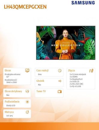 Samsung QM43C (LH43QMCEPGCXEN) - zdjęcie 3