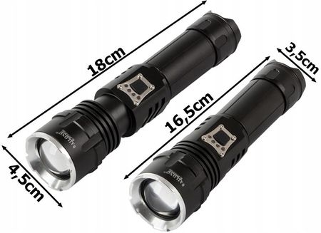 Bailong Taktyczna Wojskowa Led Cree Xhp160 - zdjęcie 6