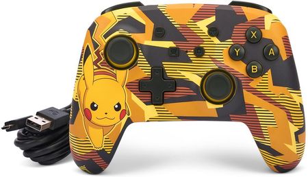 PowerA Enhanced Wired Nintendo Switch - Camo Storm Pikachu NSGP0094-01 - zdjęcie 2