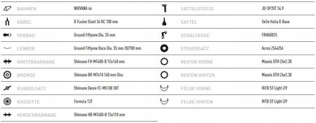 Ghost Nirvana 4X Dirt Singiel Srebny 26 2022 - zdjęcie 3