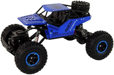 Import Leantoys Auto Rc Zdalnie Sterowane 1:16 Czarne Niebieskie - zdjęcie 3
