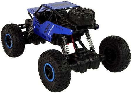Import Leantoys Auto Rc Zdalnie Sterowane 1:16 Czarne Niebieskie - zdjęcie 2
