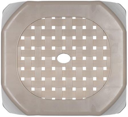 Taboret stołek krzesło do 200 KG Soft Brązowy - zdjęcie 4