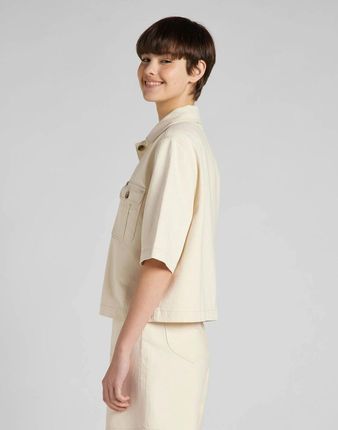 LEE SHORTSLEEVE JACKET ECRU L54NSM49 - zdjęcie 2