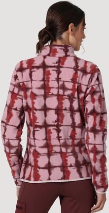 WRANGLER FULL ZIP FLEECE JKT LILAC SHIBORI WA6GHC17E - zdjęcie 3