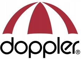 Parasolka damska składana Doppler Fiber Magic Pepitka, czerwona - zdjęcie 3