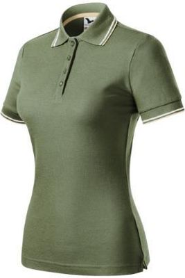 Malfini As Koszulka Polo Damska Malfini Focus 233, Khaki - zdjęcie 3