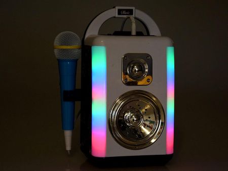 Jokomisiada Disco Głośnik Bezprzewodowy + Mikrofon Bluetooth Dla Dzieci In0165 - zdjęcie 3