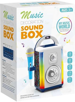Jokomisiada Disco Głośnik Bezprzewodowy + Mikrofon Bluetooth Dla Dzieci In0165 - zdjęcie 2