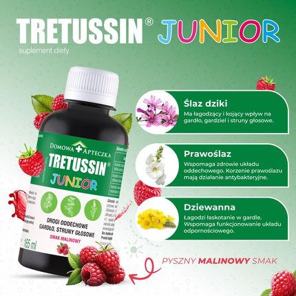 Tretussin Junior płyn 165ml - zdjęcie 4
