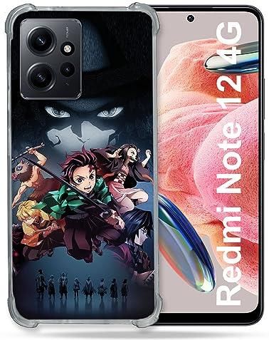 Cokitec Wzmocnione Szkło Hartowane Dla Note 12 4G Manga Demon Slayer