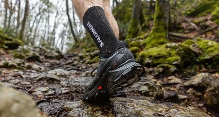 Salomon Męskie Alphacross 5 Gtx Gore Tex 473075 Czarne - zdjęcie 6