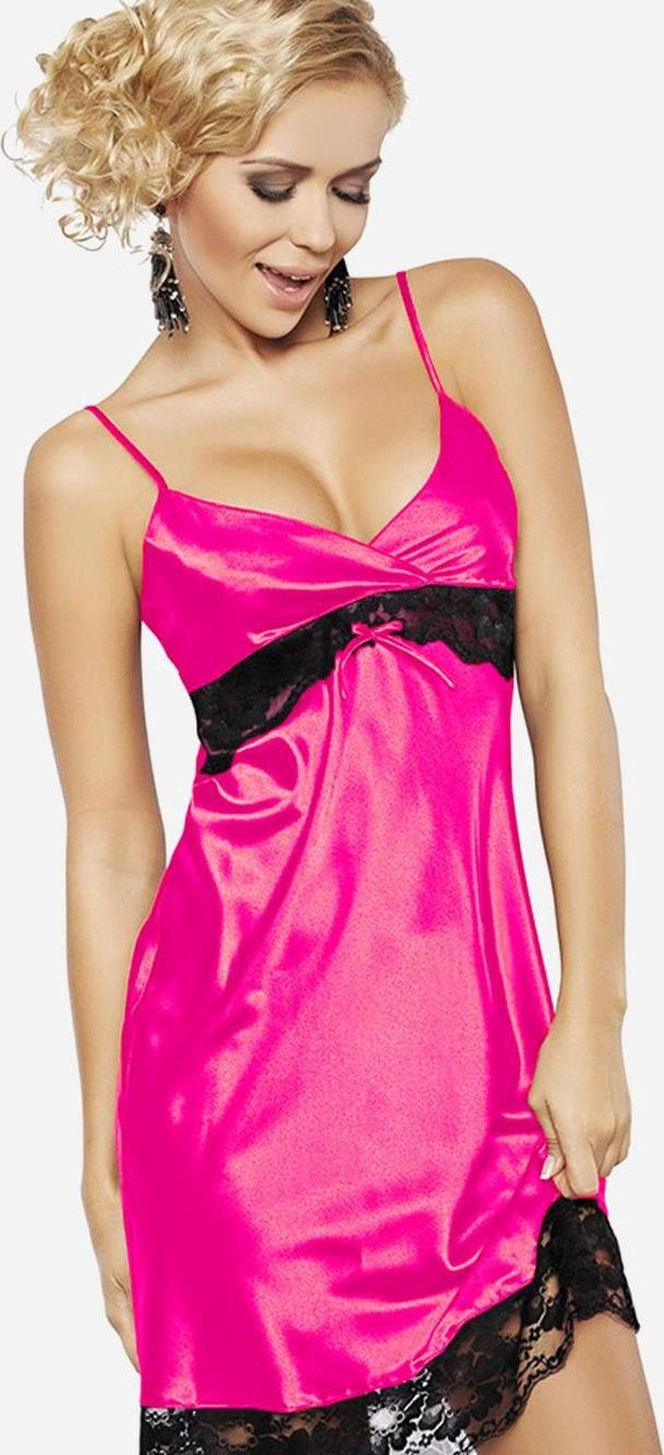 Dkaren Erotyczny Peniuar Plus Size Slip Otylia 10Xl Dark Pink Ceneo Pl