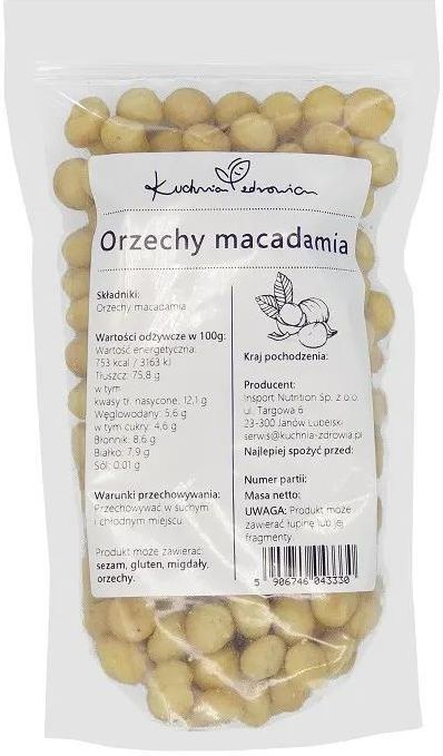 Kuchnia Zdrowia Orzechy Macadamia 250g Ceny I Opinie Ceneo Pl