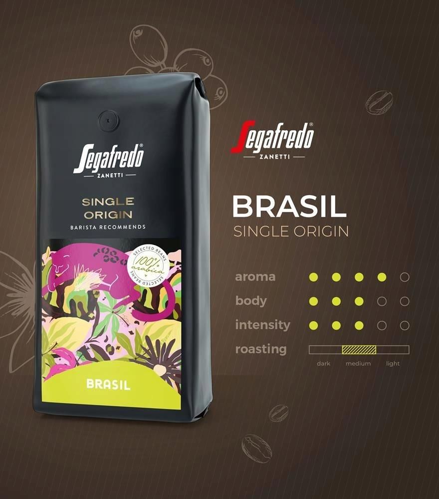 Kawa Segafredo Zanetti Ziarnista Single Origin Brasil Peru Wietnam