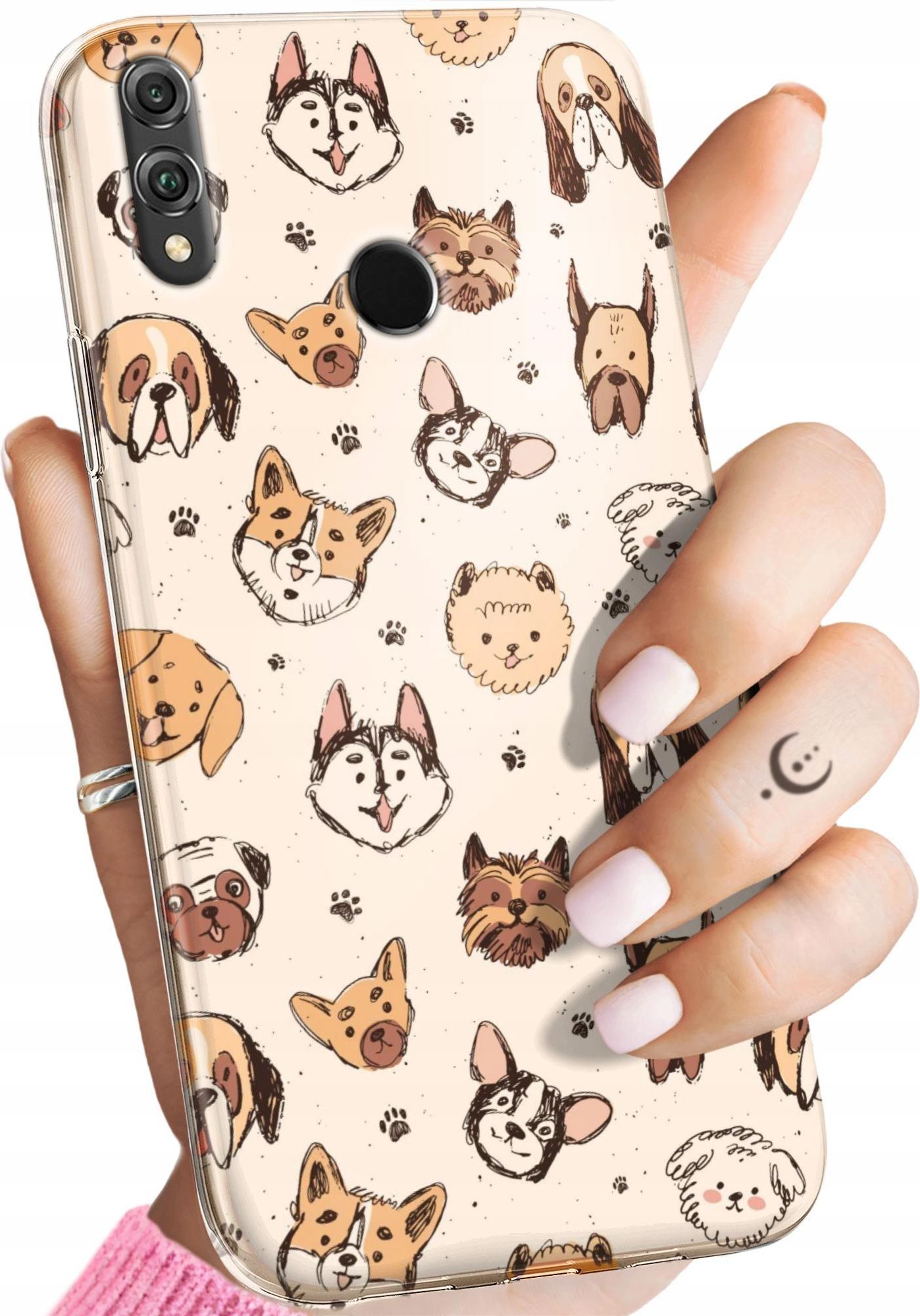 Hello Case Etui Do Huawei Honor 8X Psy Obudowa Case Etui Na Telefon