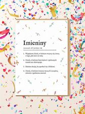 Zdjęcie Kartka Imieninowa Definicja Imienin - Wleń