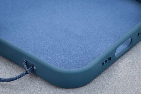 Bizon Etui Case Silicone Magsafe Do Apple Iphone 11 Granatowe - zdjęcie 2
