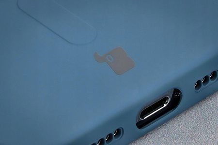 Bizon Etui Case Silicone Magsafe Do Apple Iphone 11 Granatowe - zdjęcie 5