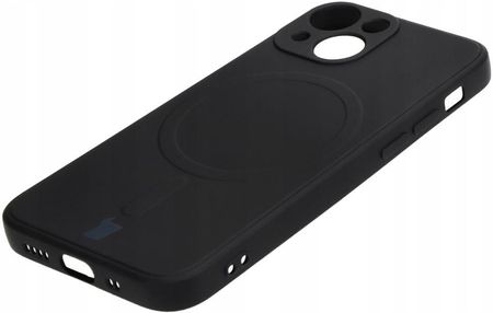 Bizon Etui Case Silicone Magsafe Sq Do Apple Iphone 13 Mini Czarne - zdjęcie 2