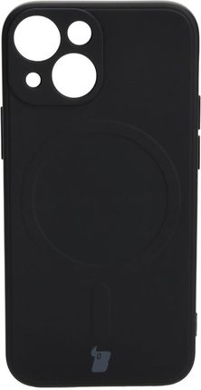 Bizon Etui Case Silicone Magsafe Sq Do Apple Iphone 13 Mini Czarne - zdjęcie 4