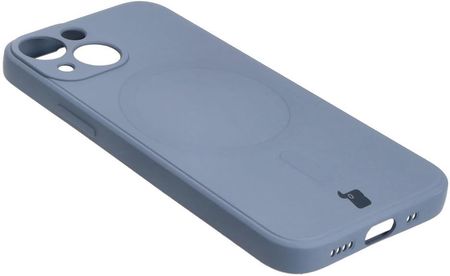 Bizon Etui Case Silicone Magsafe Sq Do Apple Iphone 13 Mini Szare - zdjęcie 5