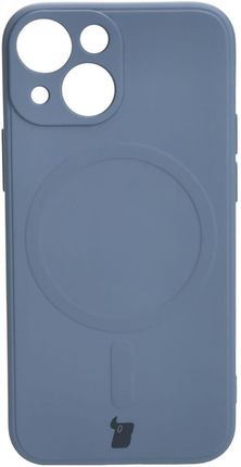Bizon Etui Case Silicone Magsafe Sq Do Apple Iphone 13 Mini Szare - zdjęcie 2