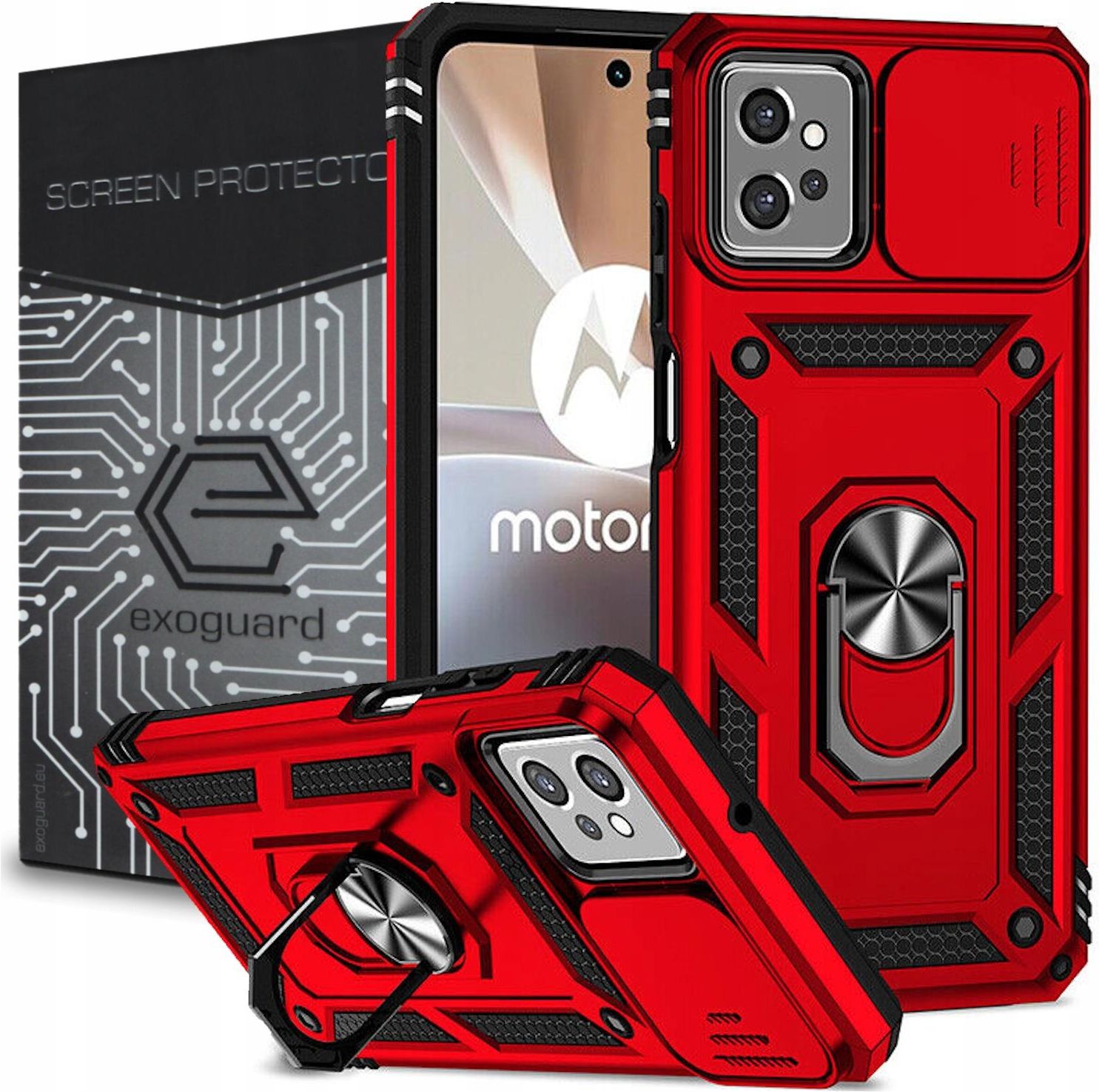 Exoguard Case Cover Futera Obudowa Etui Pancerne Szk O Do Motorola