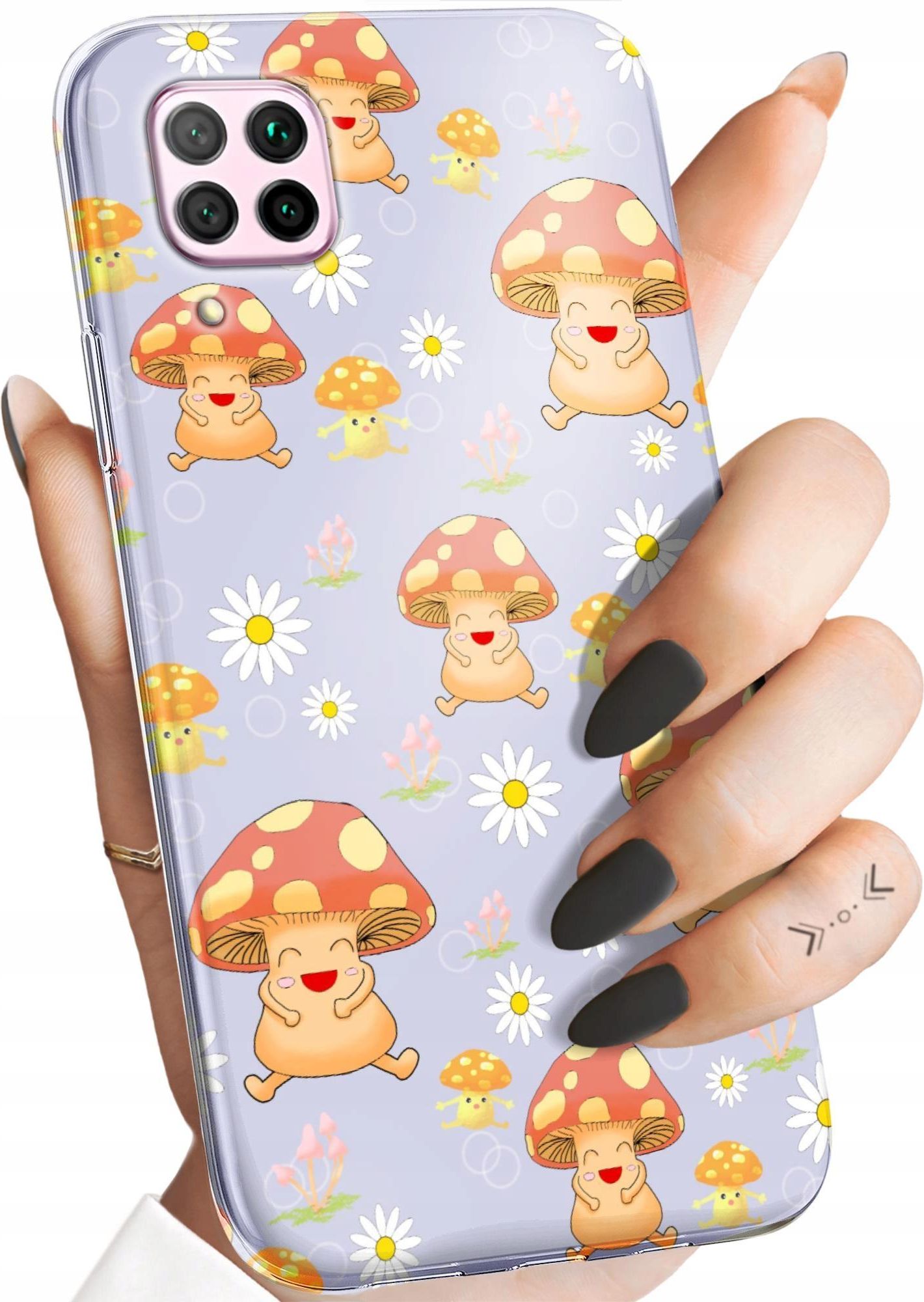 Hello Case Etui Do Huawei P40 Lite Grzyby Grzybki Case Etui Na