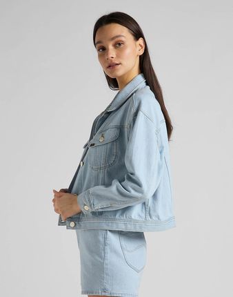 LEE RELAXED RIDER JKT BLEACHED ORE L55VGGQB - zdjęcie 4