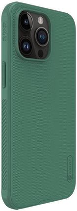 Nillkin Etui Super Frosted Shield Pro Do Iphone 15 Pro Max Ciemnozielone - zdjęcie 4