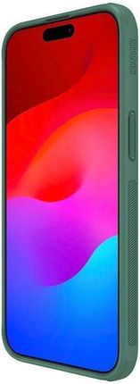 Nillkin Etui Super Frosted Shield Pro Do Iphone 15 Pro Max Ciemnozielone - zdjęcie 6