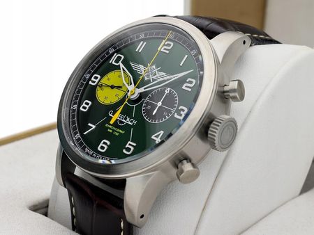 ZEGAREK MĘSKI G. GERLACH PILOT MECHANICZNY GGPILCHZ - zdjęcie 2