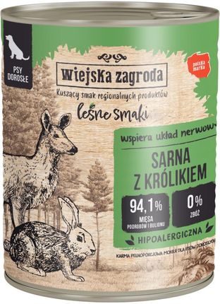 Wiejska Zagroda Leśne Smaki Sarna Z Królikiem 6X800G - zdjęcie 3