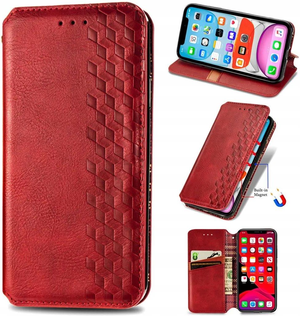 Saturcase Etui Pokrowiec Sk Rzane Magnes Do Apple Iphone Xr Etui Na