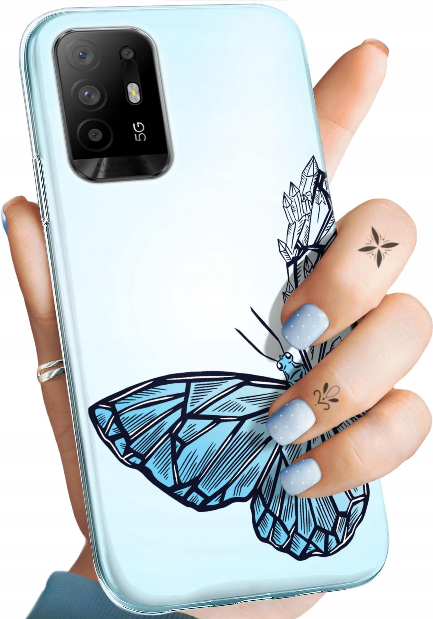 Hello Case Etui Do Oppo Reno Z Motyle Butterfly Guma Etui Na Telefon