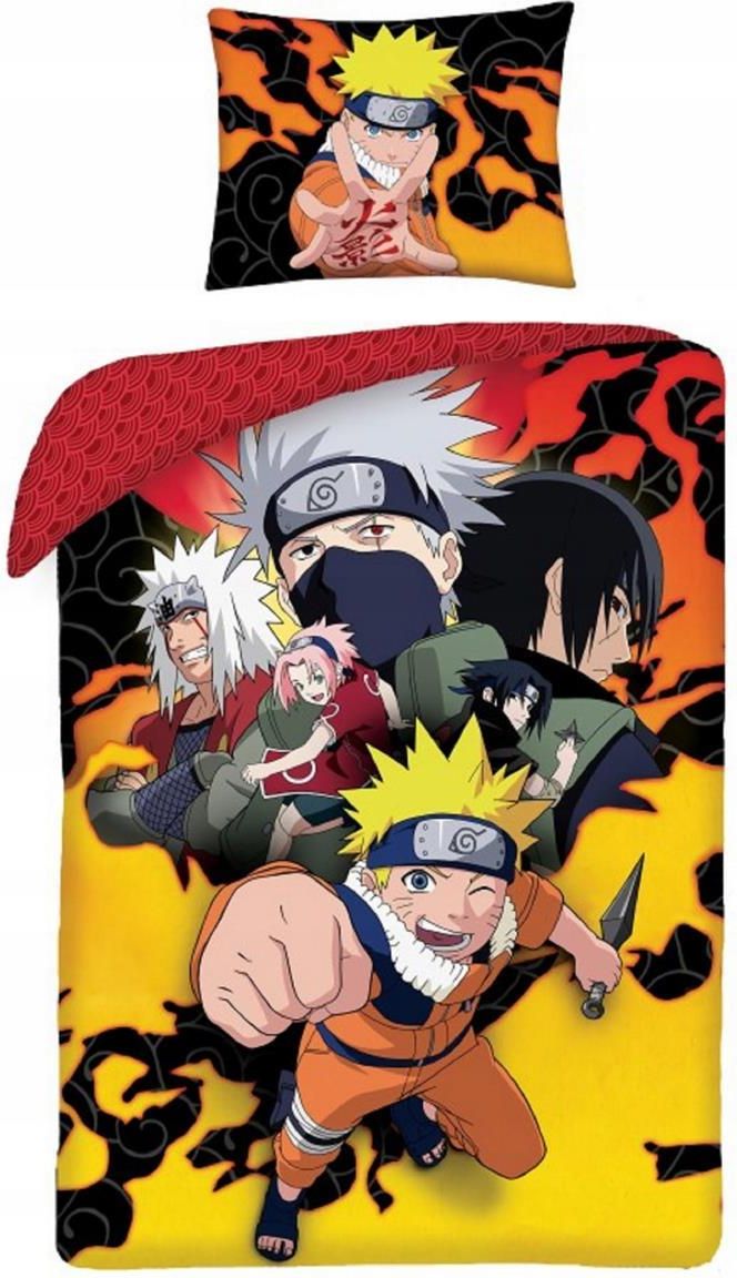 Zdjęcie Pościel Bawełniana 140X200Cm Manga Anime Naruto - Węgrów