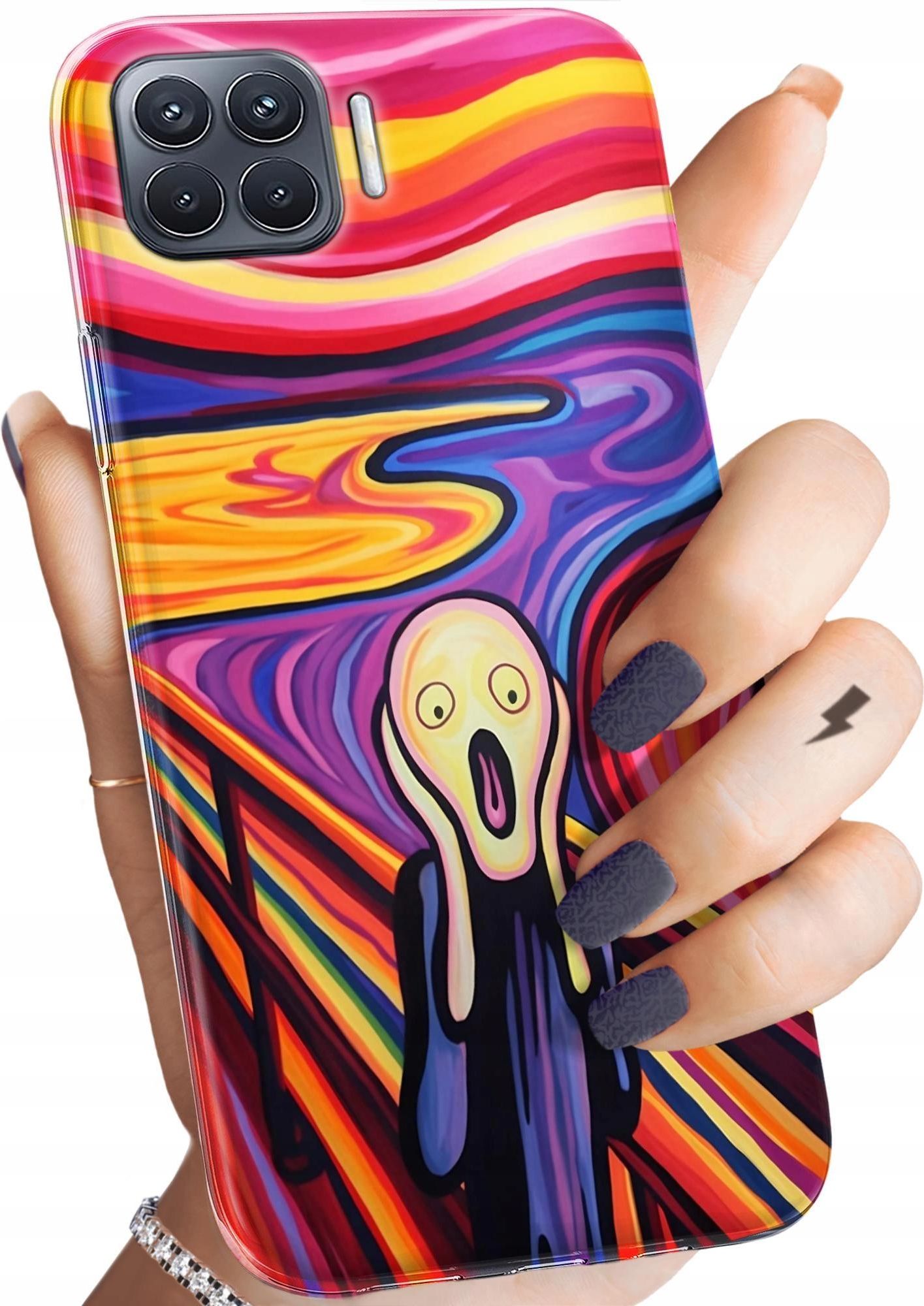 Hello Case Etui Do Oppo Reno 4 Lite Krzyk Munch Edvard Etui Na