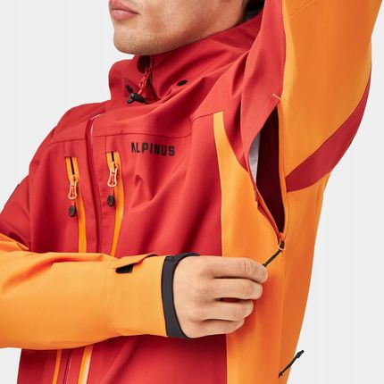 Kurtka męska 3 warstwowa Alpinus Besso hardshell membrana 10000mm góry 2XL - zdjęcie 2