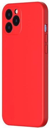 Baseus Elastyczne Żelowe Etui Iphone 12 Pro Max Czerwony - zdjęcie 2