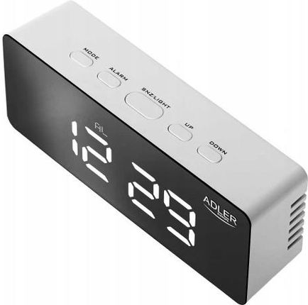 ZEGAR ELEKTRONICZNY BUDZIK CYFROWY LED TERMOMETR ZEGAR BUDZIK - zdjęcie 5