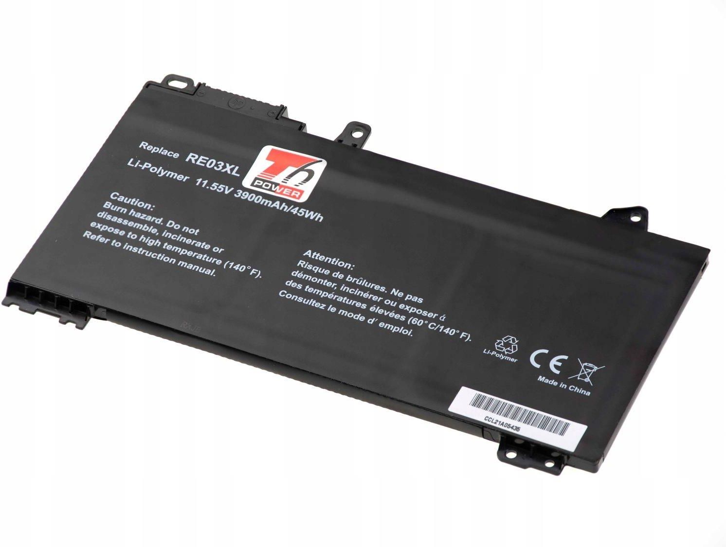 Bateria Do Laptopa T6 Power Do Laptopa Hp Re03Xl NBHP0174 V111951