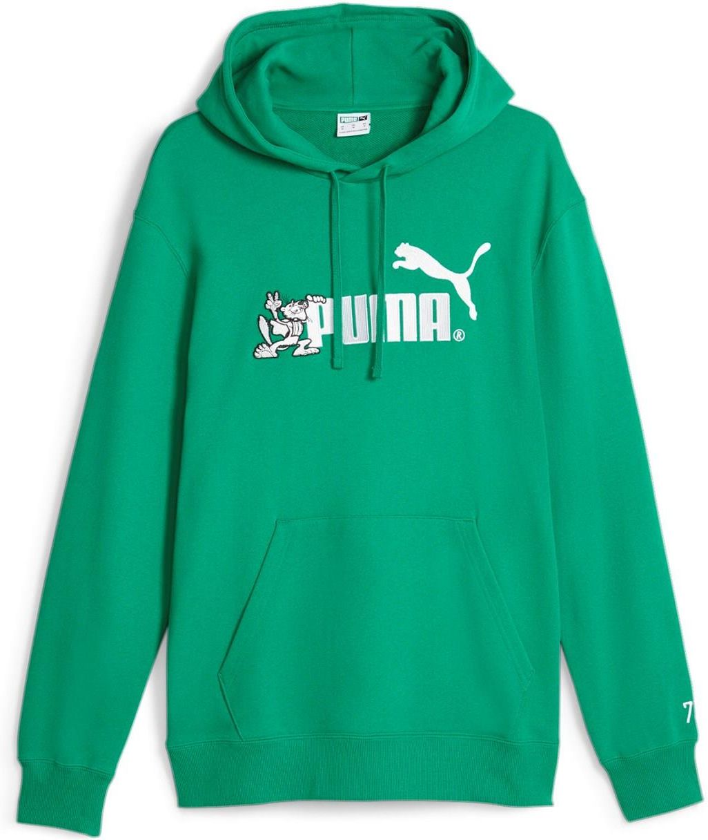 Bluza Z Kapturem M Ska Puma Classics No Logo Zielona Ceny