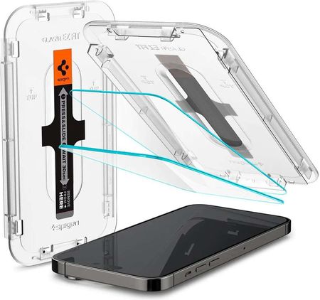 Spigen Szkło Hartowane Glas Tr Ez Fit 2 Pack Do Apple Iphone 15 - zdjęcie 3