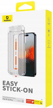 Baseus Szkło Hartowane 0 3Mm Sapphire Do Iphone 15 Pro - zdjęcie 2