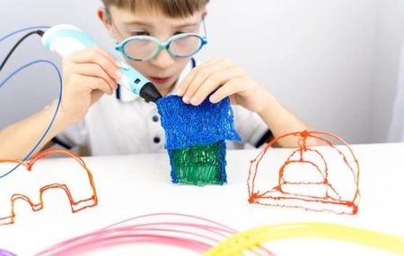 DŁUGOPIS 3D Dla Dzieci DRUKARKA 3 D PEN Zestaw + WKŁADY PLA 110 METRÓW - zdjęcie 6