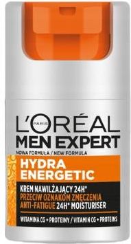 Zestaw Loreal Men Expert Hydra Energetic krem, żel do mycia twarzy - zdjęcie 4
