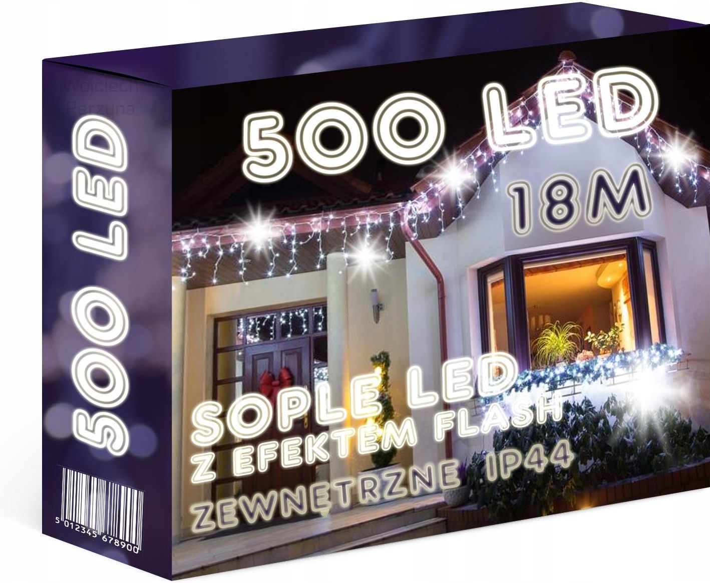 Sople 500Led Zewnętrzne Lampki Grube Kurtyna Flash 57Ce69Bd 20A6 40E5