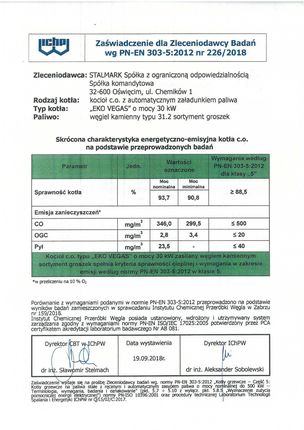 Kocioł Stalmark EKO VEGAS z lewej strony 30 - zdjęcie 4
