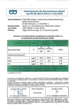 Kocioł Stalmark EKO VEGAS z prawej strony 18 - zdjęcie 3